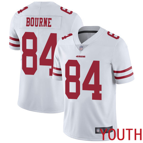 San Francisco 49ers Limited White Youth Kendrick Bourne Road NFL Jersey 84 Vapor Untouchable